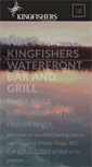 Mobile Screenshot of kingfisherspub.com